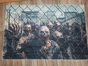 Zombie látkový plakat