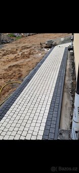 Prodám dlažbu Ferobet Cubes bílá excellent