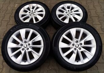 Alu kola originál Škoda Scala, Kamiq 5x100 R17 Braga
