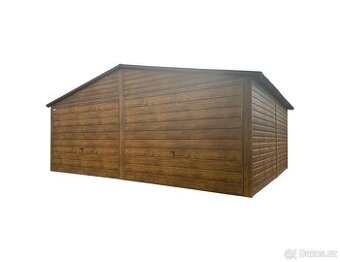 Plechová garáž 6x6m - 1