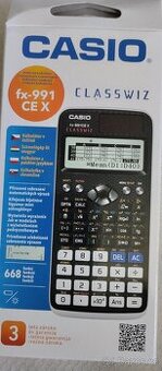 Kalkulačka Casio nová 668 funkcí
