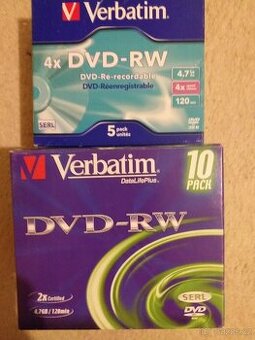 Prodám DVD RW a DVD R levně