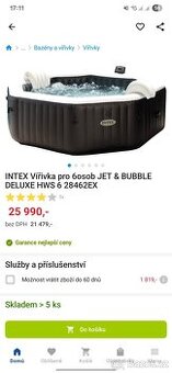 Intex pure spa Vířivka