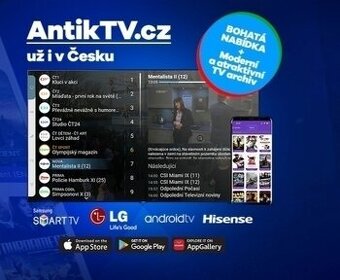 AntikTV voucher 12 měsíců IPTV sledovaniTV LepsiTv oneplay