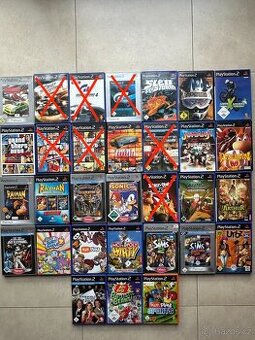Hry playstation 2 Rayman,Gran turismo,GTA