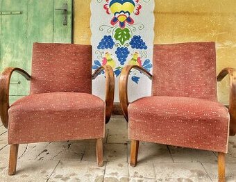 Prodám párová vintage křesla ve stylu Art Deco