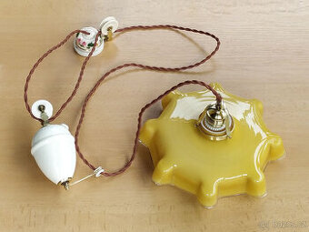 Hezký starý stahovací lustr / stahovačka