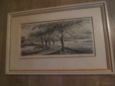 obraz -Litografie J.B. Melichar 1908 +1994