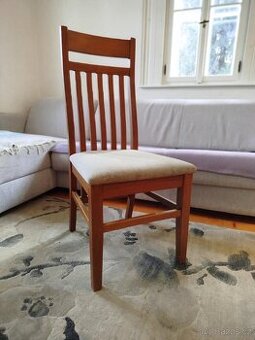 Jídelní židle, masivní dřevo