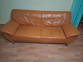 Sedací souprava kožená 4 dílná