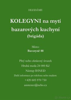 Čištění bazarových kuchyní