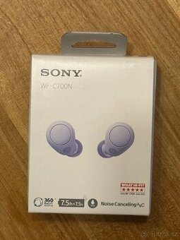 Nová bezdrátová Bluetooth sluchátka Sony WF-C700N Lavender