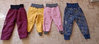 Softshellové kalhoty ESITO s beránkem vel. 98