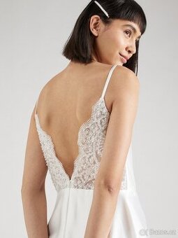 Nové svatební saténové šaty vel xs-m