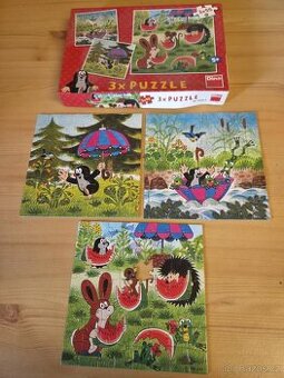 zvukové hračky, plyšák, puzzle aj.