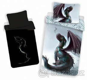 Povlečení Drak svítící ve tmě