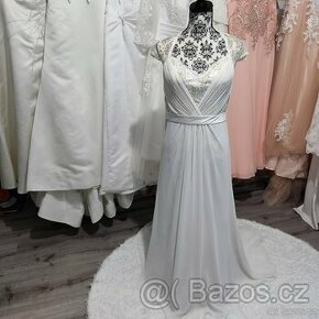 Boho svatební šaty 42/44 - 1