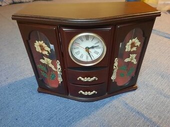 Šperkovnice s hodinami