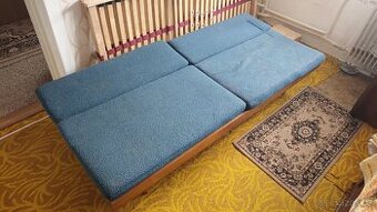 Retro rozkládací pohovka luzko