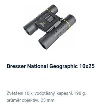 Dalekohled national geographic 10x25