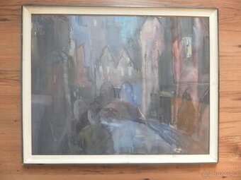 Karel Uhlík - Noční ulice.