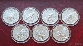 1 oz stříbrná mince  Slovenský orel 2022 a 2023