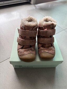 Dětské barefootové zimní boty Bundgaard, růžové, 27