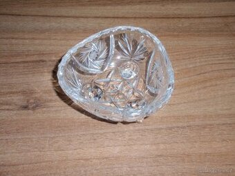 Skleněná broušená miska " Bohemia Crystal "