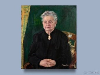 Potrét ženy 3, Biró, 800 × 700 mm