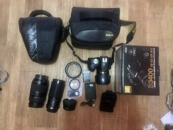Zecadlovka Nikon D3400 + spousta příslušenství