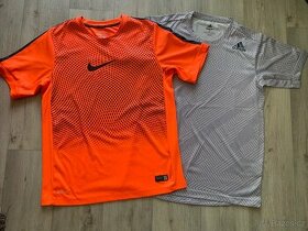 Chlapecká funkční trička Nike Adidas, vel. M