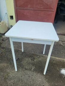 Bílý stůl 60x60 - 1