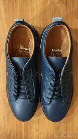 Pánské kožené boty Baťa velikost 44 modré - 1