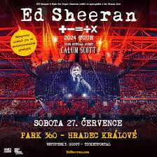 2 vstupenky na sezení koncert Ed Sheeran 27.7.2024 Hradec