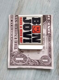 Spona na bankovky JON BON JOVI - Nová, nepoužitá