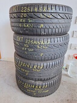 Prodám letní pneu 225/45/17 Bridgesrone