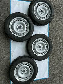 Sada zimních kol 5x112, zimní pneu 195/65 R15 VW Jetta