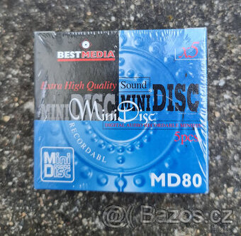 Originální balení Minidisk BestMedia 80 - 1