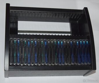 Minidisc MD minidisk box dřevěný HAMA na 48 MD + 24x MD