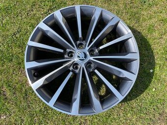 1 kus alu disk original Škoda trinity R19 superb