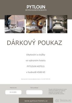 Dárkový poukaz Pytloun Gold