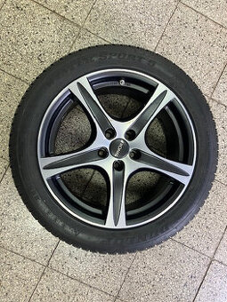 Alu disk Ronal 18" 112x5 + zimní pneu Dunlop 255/45 R18
