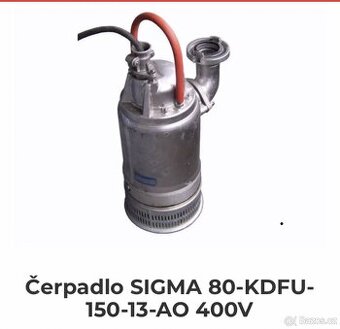 Cerpadlo kalove Sigma