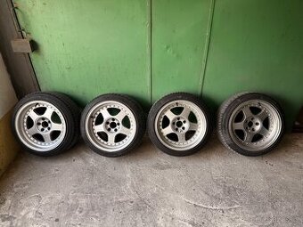 Prodám alu kola Keskin 5x100 R16 pneu na sezónu možná dvě.