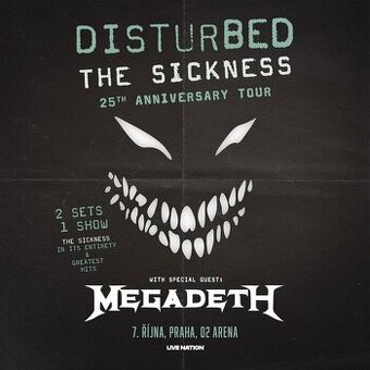 Disturbed & Megadeth 7. 10. 2025