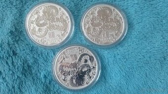 Stříbrná mince Znamení Draka 1 oz 2024 - Lunar 3