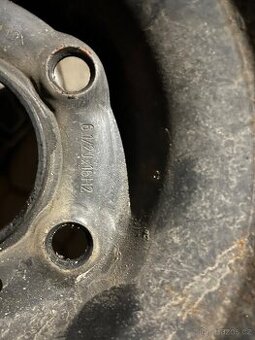 Sada kol plechové disky originál Citroen Berlingo 205/60 R16