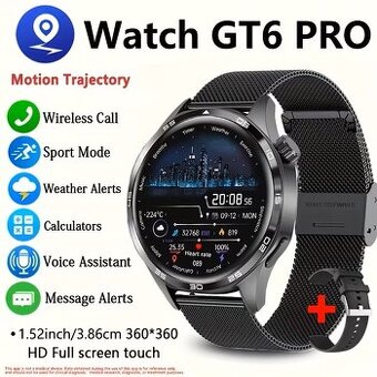 Chytré hodinky GT6 PRO