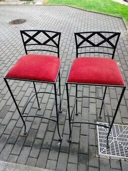 Kovaná barová židle  2 kusy
