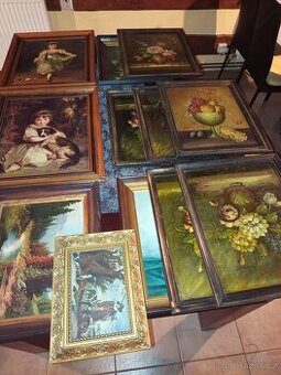 Prodám sbírku obrazů  24 kusů